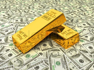 Vàng tăng nhẹ, USD hạ nhiệt
