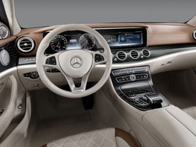 Mercedes tung ảnh nội thất E-class 2017