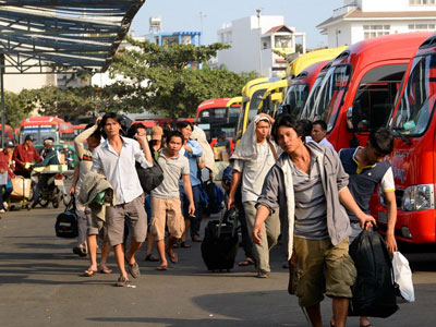 Tết Dương lịch: Xe, phà tăng chuyến, không tăng giá vé