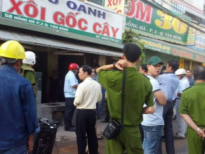 Cưỡng chế giải tỏa 7 căn nhà trên đường Hồng Hà