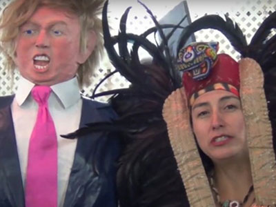 Nhà hàng cho thực khách đánh hình nộm Donald Trump