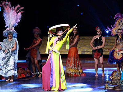 Hoa hậu Guyana chiến thắng phần thi tài năng ở Miss World