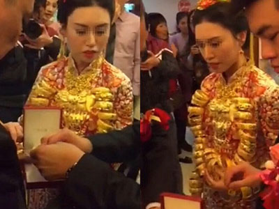 Cư dân mạng lại xôn xao với cô dâu suýt "gãy cổ" vì vàng