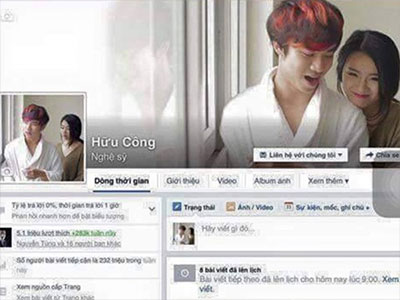 Fan page gần 10 tỷ đồng của Hữu Công bị xóa?