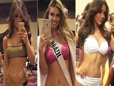 Rò rỉ ảnh luyện tập trình diễn bikini tại bán kết Miss Universe 2015