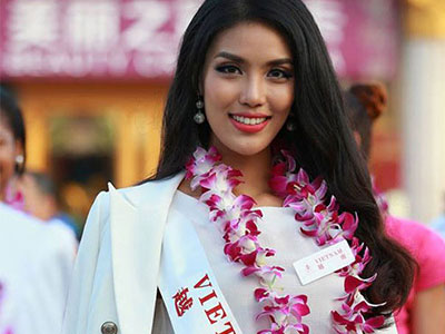 Lan Khuê vào Top 10 bình chọn của khán giả tại Miss World
