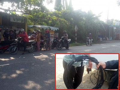 Nghi án cướp giăng dây làm người buôn rau ngã xe tử vong