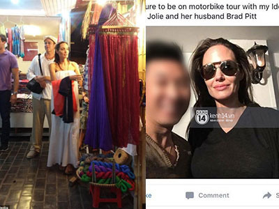 Cặp đôi siêu sao Brad Pitt và Angelina Jolie đang có mặt tại Việt Nam