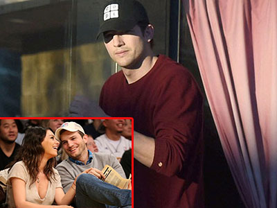 Chồng cô đào Mila Kunis bị bắt gặp đi massage "đèn mờ"