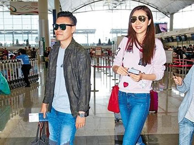 Hùng Đại Lâm công khai xuất hiện bên hôn phu trước ngày cưới