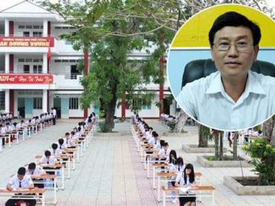 Hiệu trưởng THPT An Dương Vương: Thi ngoài trời để chấm dứt gian lận và tạo tâm lí tốt cho các em