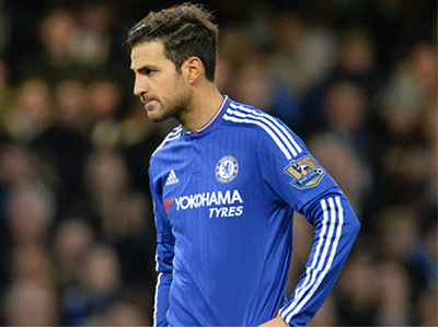 Cesc Fabregas sẽ bị "trừng phạt" ở trận Chelsea gặp Man United?