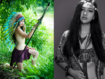 "Hot girl thổ dân" chụp ảnh bán nude gây thị phi nhất năm 2015