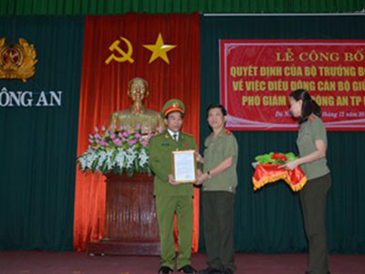Phó hiệu trưởng làm phó giám đốc Công an TP Đà Nẵng