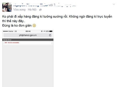 Phụ huynh hoang mang khi hệ thống đăng ký tiêm chủng bị lỗi