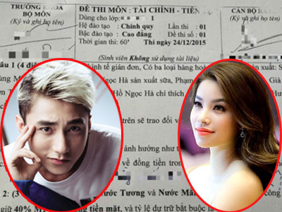 Sốc với đề thi Sơn Tùng bán chuối, Phạm Hương bán bưởi