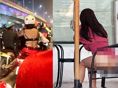 Thiếu nữ Hà Nội mặc mong manh giữa trời rét căm căm