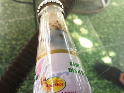 Lại phát hiện dị vật trong sữa đậu nành của Tân Hiệp Phát