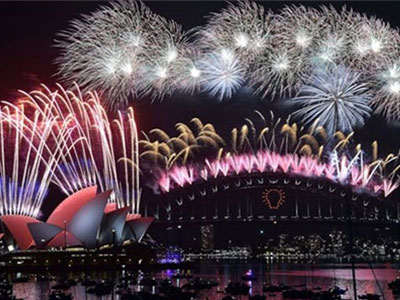 Sydney bắn pháo hoa hoành tráng chưa từng có chào năm mới
