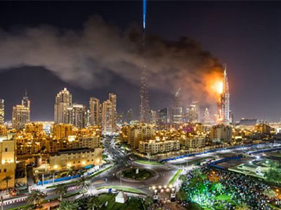 Một người chết, 16 người bị thương vụ cháy khách sạn ở Dubai