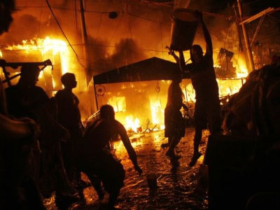 Philippines: Cháy lớn ở Manila, phá hủy gần 1.000 căn nhà