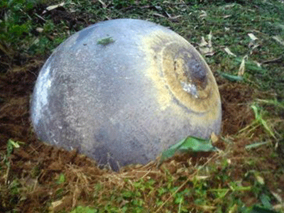 Vật thể lạ rơi ở Tuyên Quang nặng 35 kg
