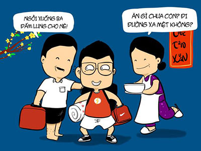 Những phản ứng “không tưởng” khi bạn bất ngờ về quê ăn Tết