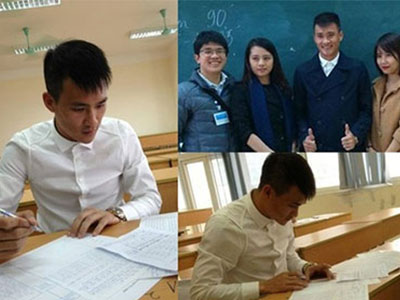 Công Vinh chính thức đỗ đại học tại chức Luật Hà Nội