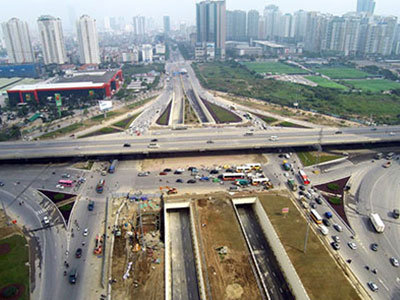 Hầm chui tại giao lộ 4 tầng trước giờ thông xe