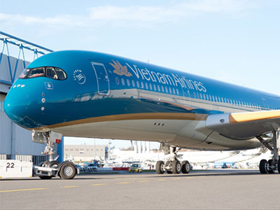 Siêu máy bay A350 của Vietnam Airlines bị hỏng cánh