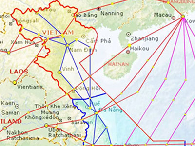 Hàng chục chuyến bay Trung Quốc xâm phạm vùng kiểm soát của Việt Nam