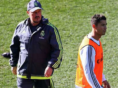 Rộ tin Ronaldo thấy nhẹ nhõm khi Benitez bị sa thải