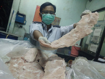 Thêm 1,2 tấn vú heo thối "biến thành" vú dê nướng bị bắt ở Sài Gòn