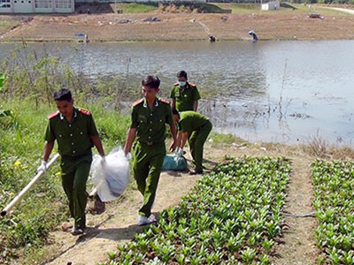 Phát hiện người đàn ông bị giết, phi tang dưới hồ