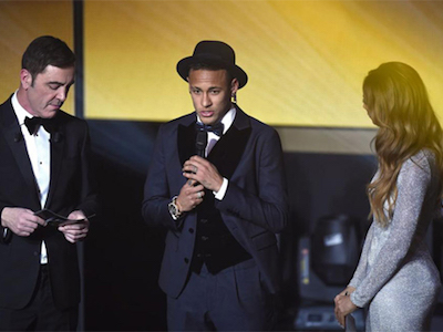Neymar thất vọng khi chỉ xếp thứ ba cuộc đua Quả bóng vàng