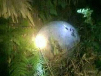 Lại phát hiện vật thể lạ rơi vào vườn nhà dân ở Tuyên Quang