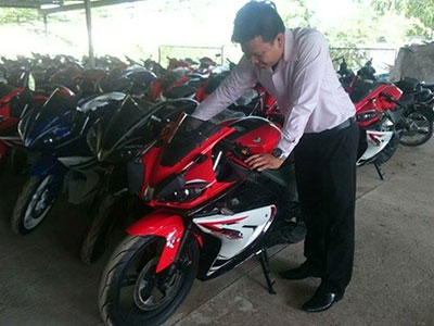 Tạm giữ lô xe Trung Quốc dập số khung số máy... bằng tay