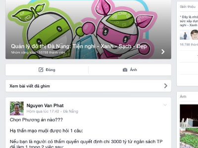 Giám đốc sở làm admin Facebook