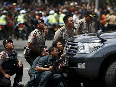 Indonesia bắt 12 người liên quan đến vụ tấn công Jakarta