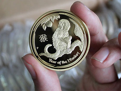 Loạt tiền hình khỉ mừng năm mới 2016