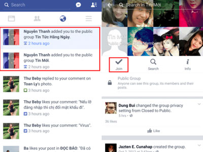 Mẹo chặn tự động thêm vào group Facebook sau 10 giây