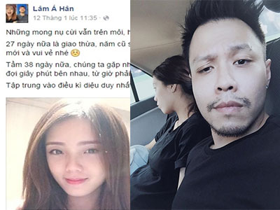 Lâm Á Hân bị nghi có bầu với bạn trai mới