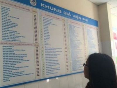 Chính thức tăng viện phí từ 2-7 lần trên toàn quốc