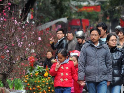 Học sinh Hà Nội được nghỉ Tết 9 ngày