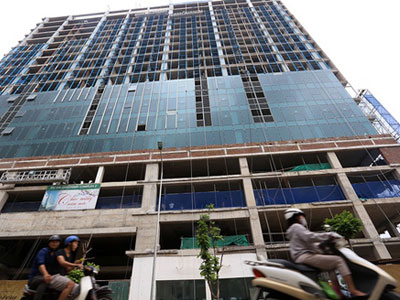 Hà Nội lại yêu cầu chủ đầu tư 8B Lê Trực phá dỡ phần sai phạm