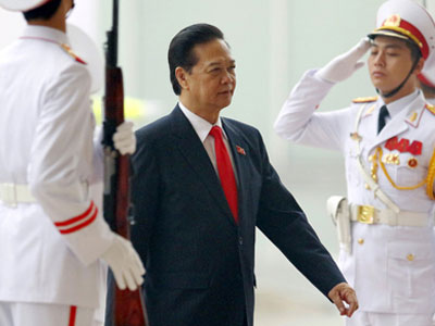 Ông Trương Tấn Sang, Nguyễn Tấn Dũng, Nguyễn Sinh Hùng được đồng ý cho rút