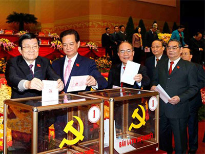 [ẢNH] Toàn cảnh bỏ phiếu bầu cử Ban Chấp hành khóa XII