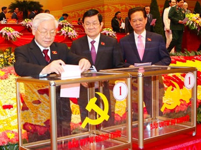 Hơn 1.510 đại biểu bầu Ban chấp hành trung ương khoá XII