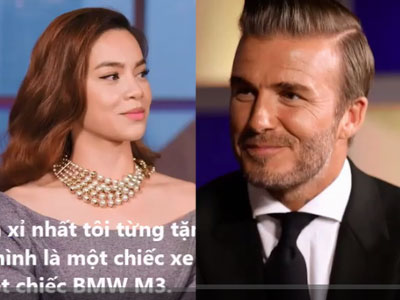 Hà Hồ, Beckham nói về điều xa xỉ nhất từng làm