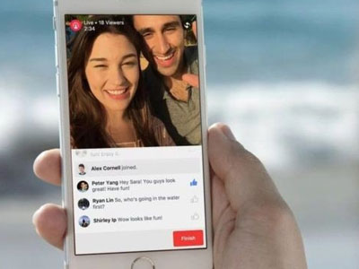 Facebook đã cho phát video trực tiếp tại Mỹ